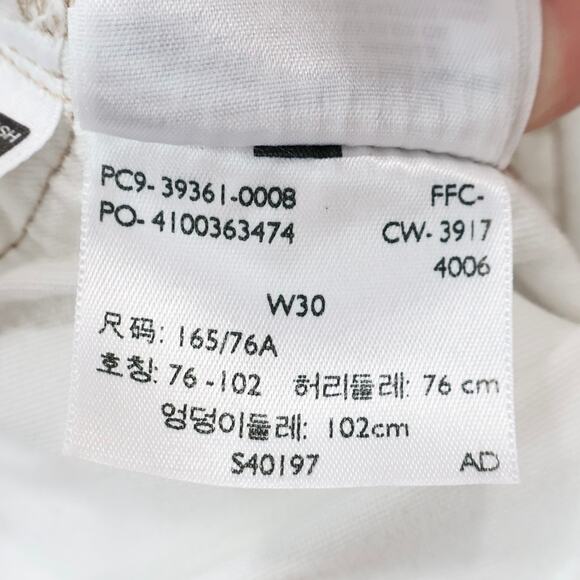 Levi's Made & Crafted Slim Crop Hand Beaded Straight Leg Jean In White Size 30 - Picture 10 of 10